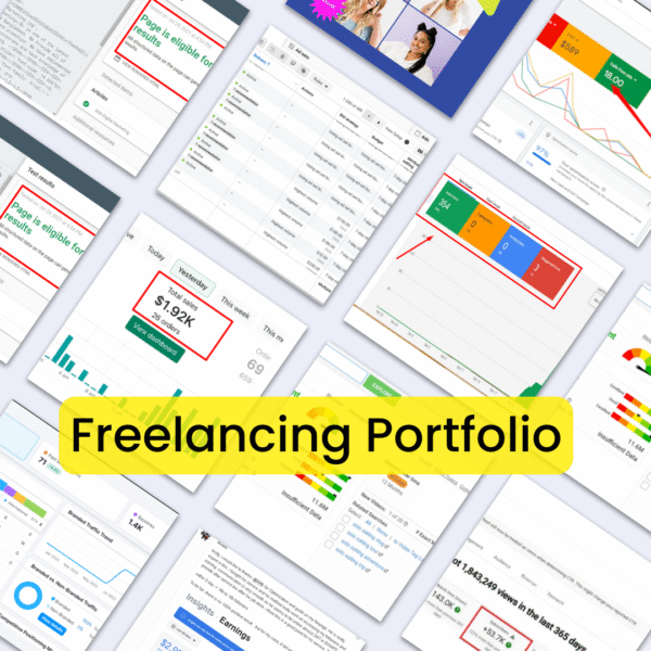 Ready-Made Freelancing Portfolio Package by Ollyo Digital